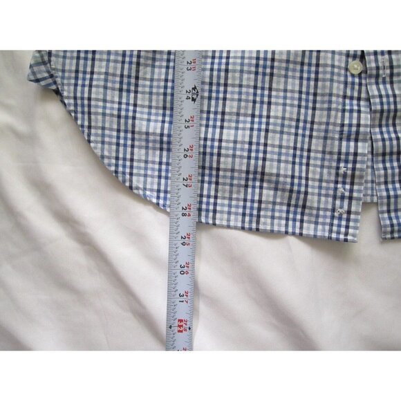 Men's J Crew 80's 2 Ply Cotton Button Up Long Sleeve Shirt Sz M 15-15.5 (MT230) - Picture 4 of 7